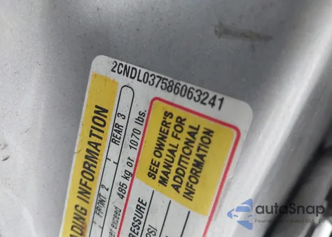 2008 Chevrolet Equinox Sport из США, поврежденный, VIN 2CNDL037586063241